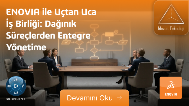 ENOVIA ile Uçtan Uca İş Birliği: Dağınık Süreçlerden Entegre Yönetime