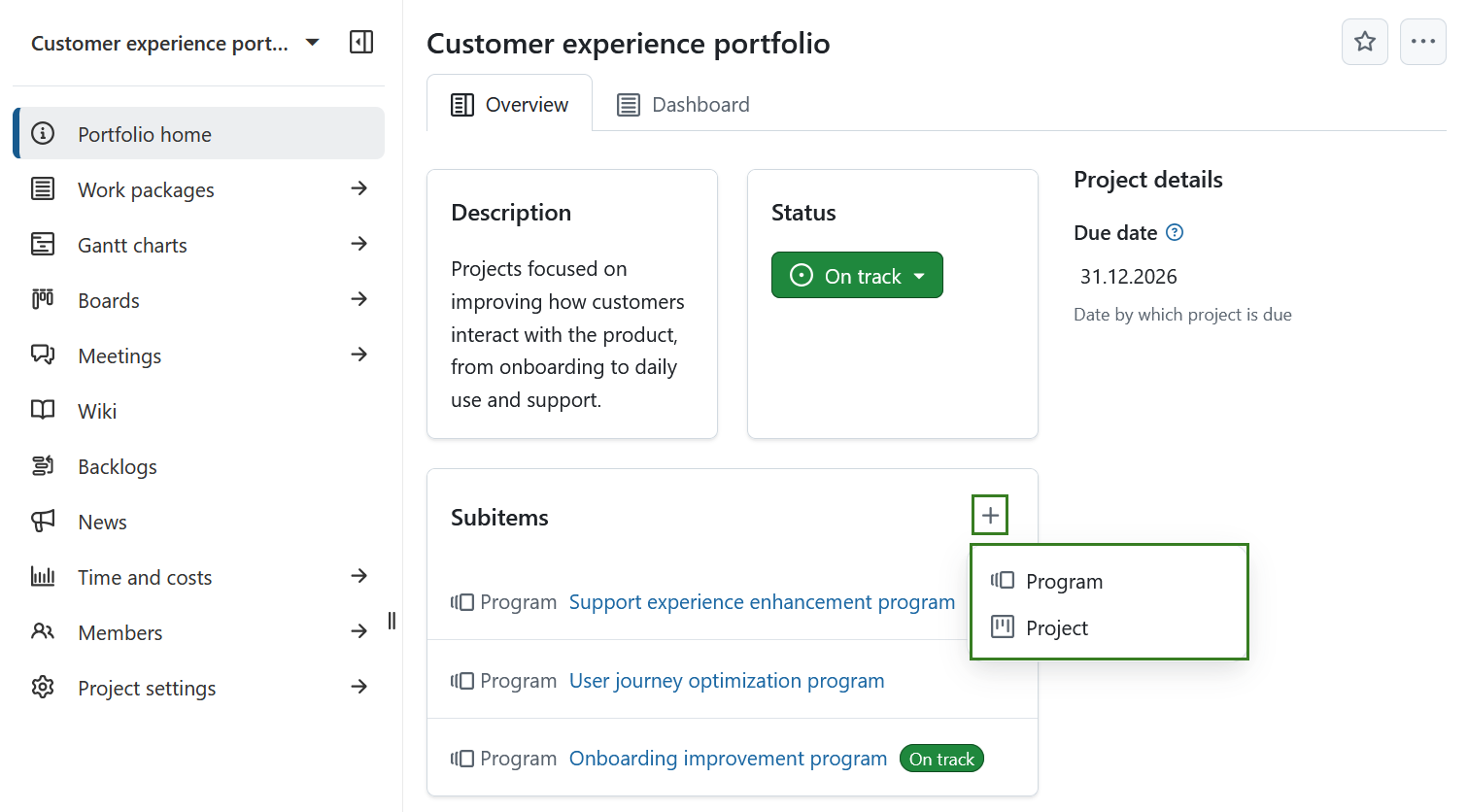 Open Project TR 3